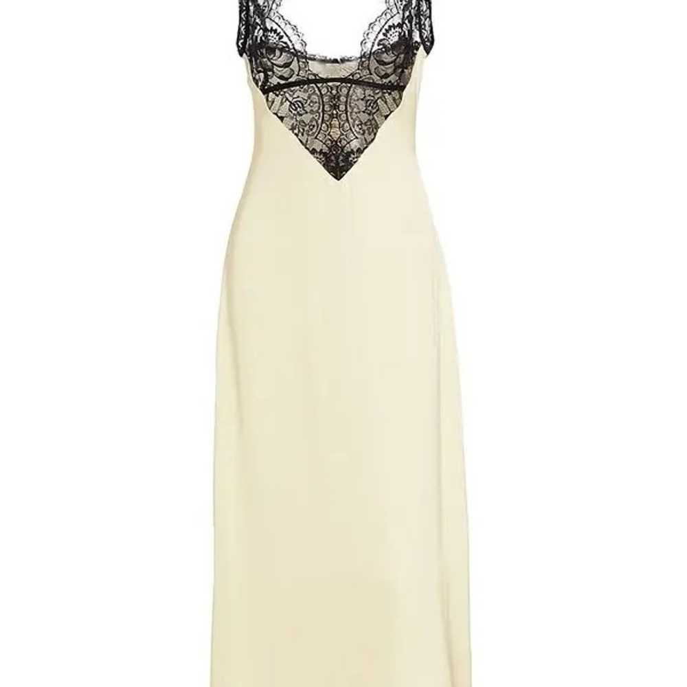 $388 RONNY KOBO  Dida Lace Midi-Dress - Ivory Bla… - image 3