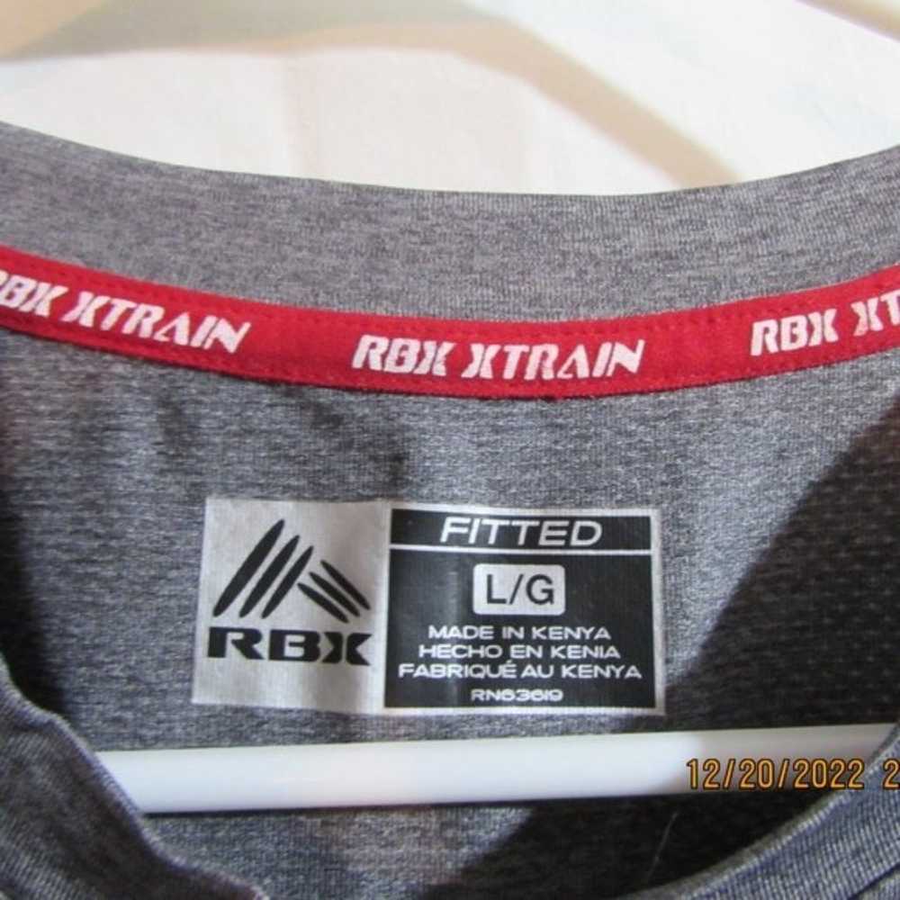 RBX FITTED SIZE LARGE MEN'S TANK GRAY X-DRI WORKO… - image 3