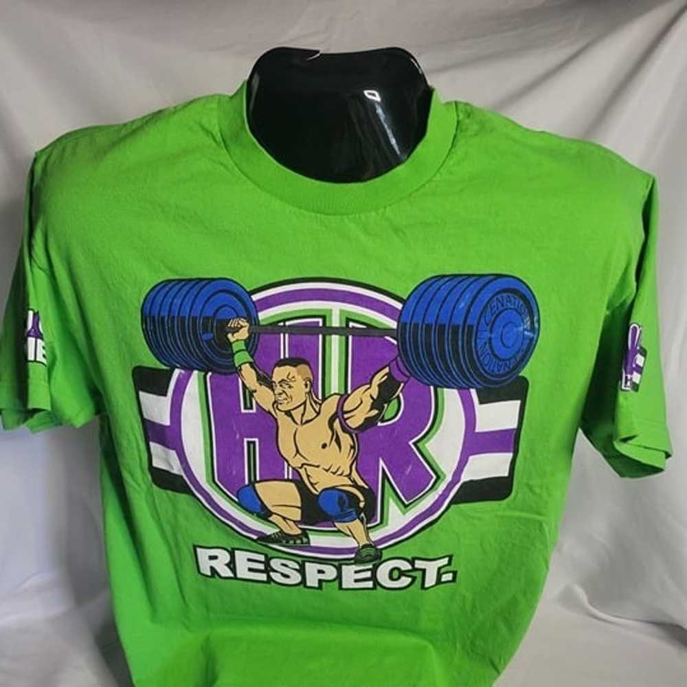 John Cena WWE Authentic Wear Double-sided T-shirt… - image 1