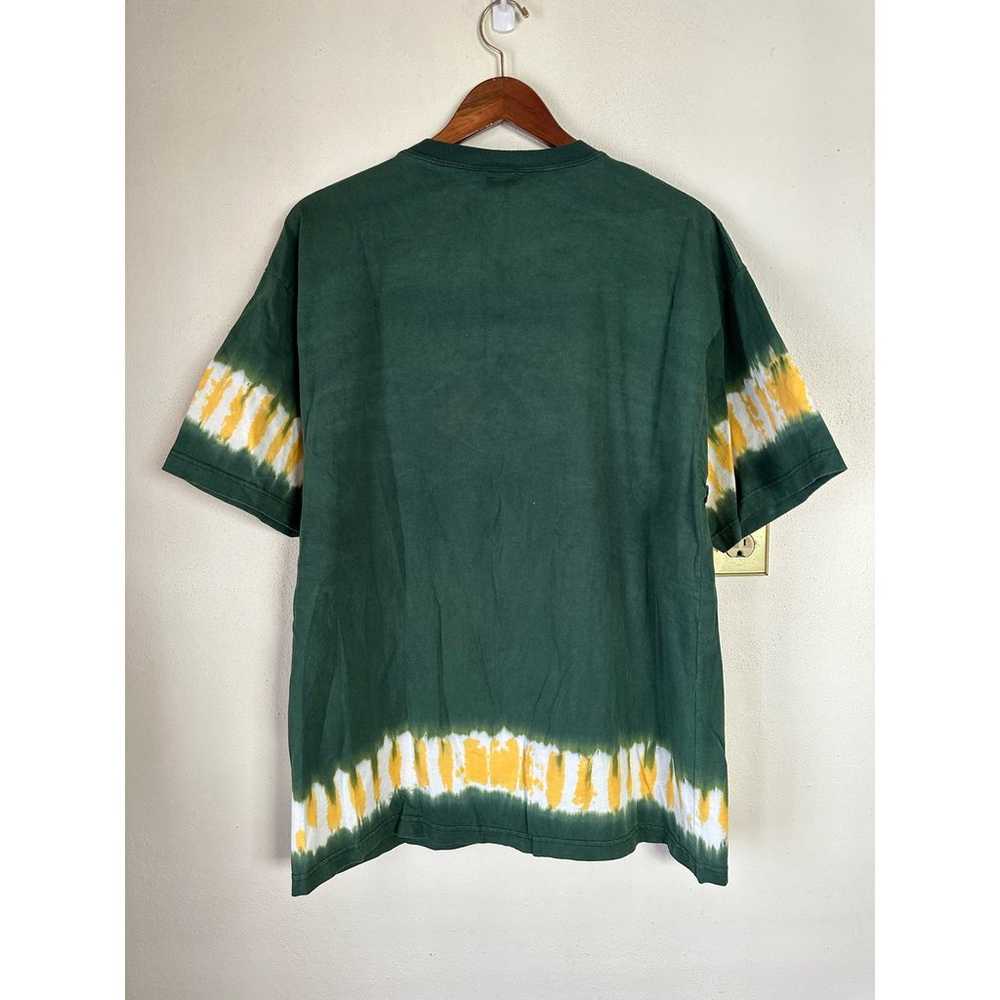 Vintage 90s Dynasty Green Bay Packers Tie Dye Shi… - image 4