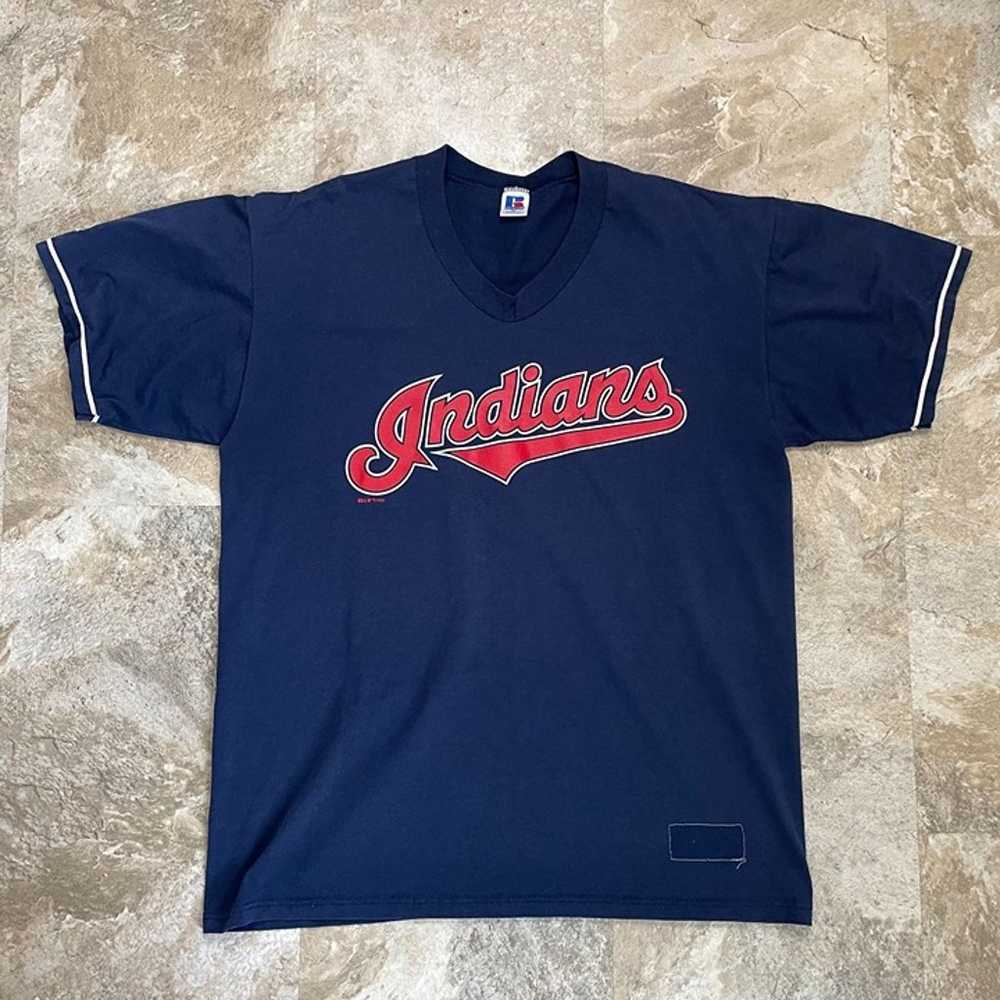 RUSSELL ATHLETIC VINTAGE 90'S CLEVELAND INDIANS S… - image 2