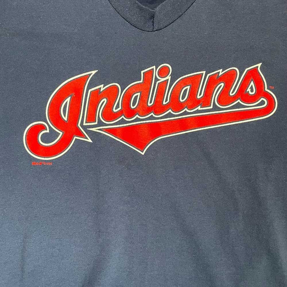 RUSSELL ATHLETIC VINTAGE 90'S CLEVELAND INDIANS S… - image 3