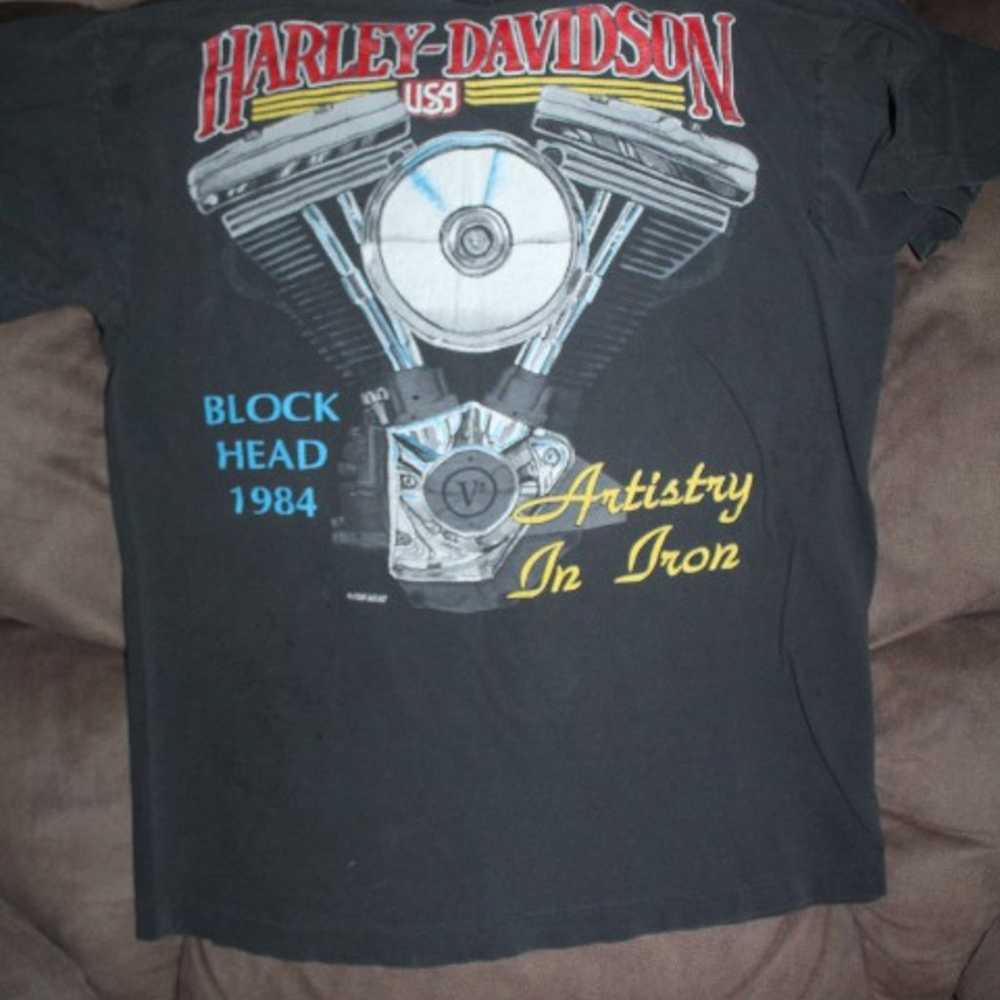 Harley-Davidson Block Head 1984 Artistry In Iron … - image 3