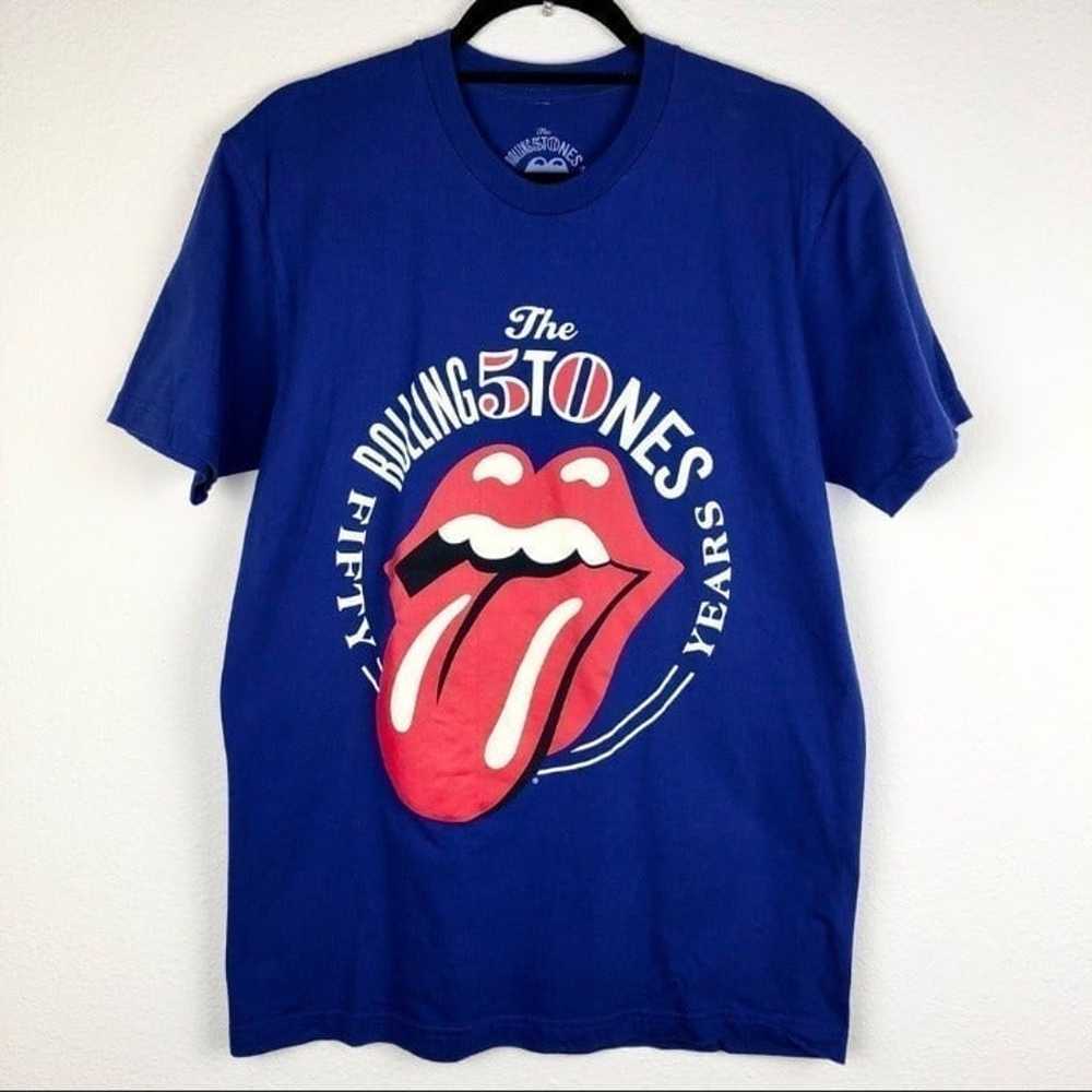 THE ROLLING STONES Blue 50 Years Concert Tour T-Sh - image 1