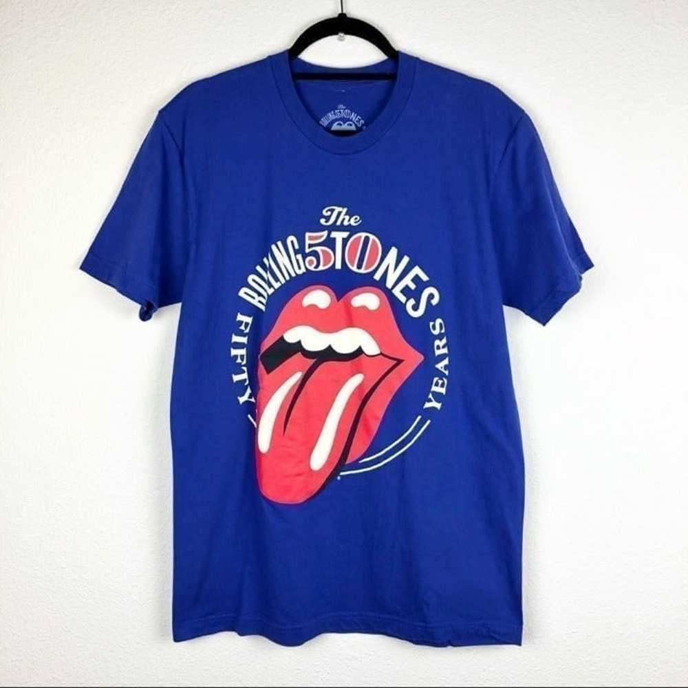 THE ROLLING STONES Blue 50 Years Concert Tour T-Sh - image 2