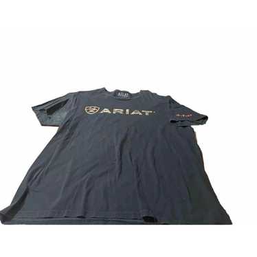 Ariat Mens Black/Orange Short Sleeve Shirt! XL - image 1