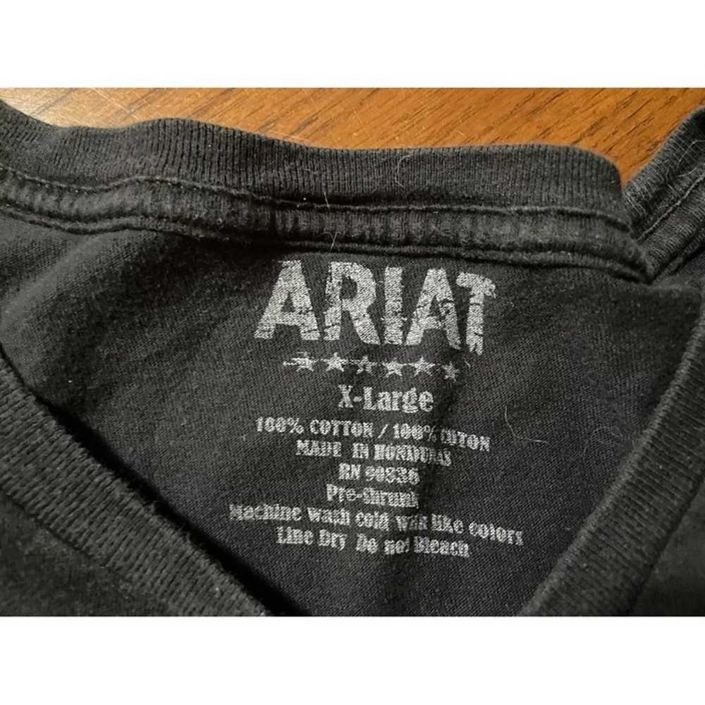 Ariat Mens Black/Orange Short Sleeve Shirt! XL - image 2