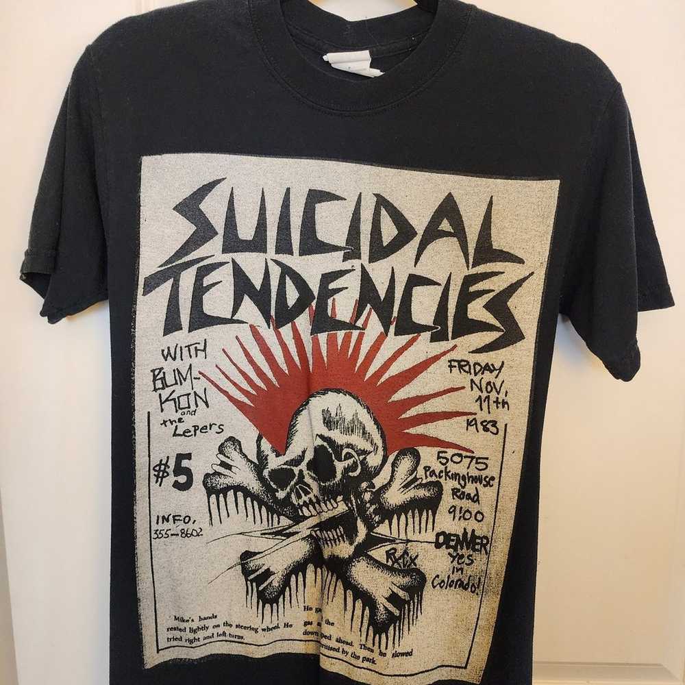 Vintage 90's 100% Official Suicidal Tendencies Sh… - image 1
