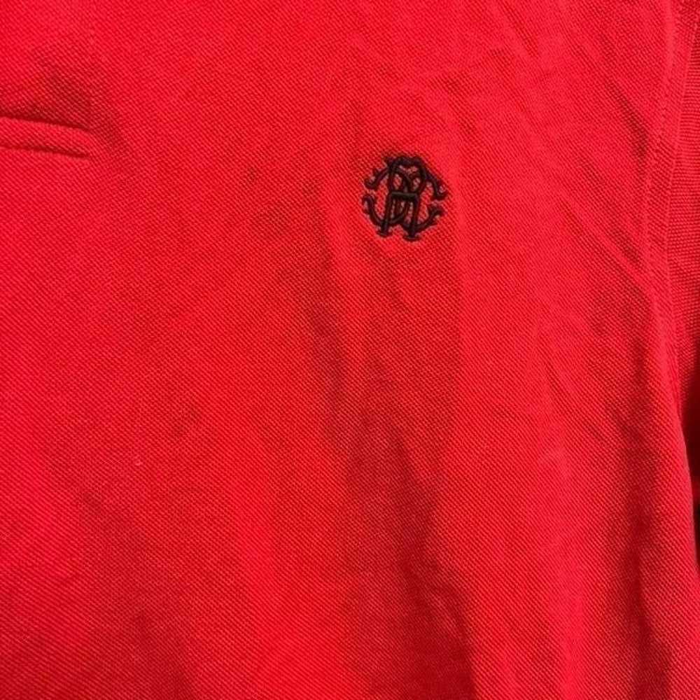 Roberto Cavalli Men’s Red Polo Collar Shirt Size … - image 3