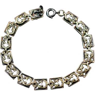 Vintage Danecraft Sterling Silver Bracelet, Elegan