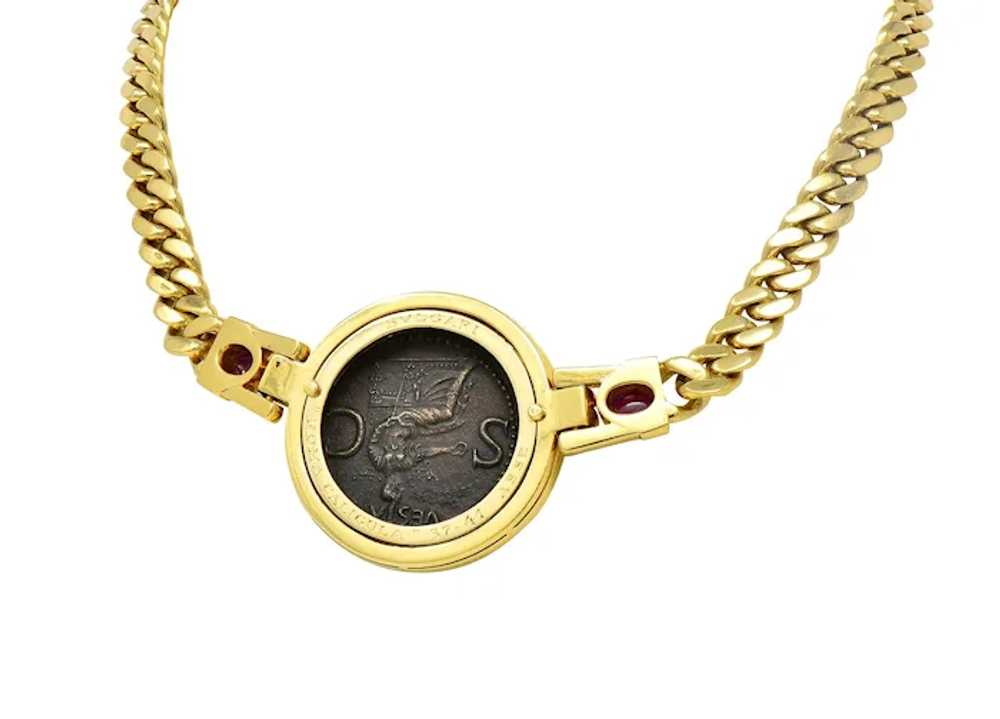 Bulgari Ruby Ancient Coin 18 Karat Gold Monete Ro… - image 11