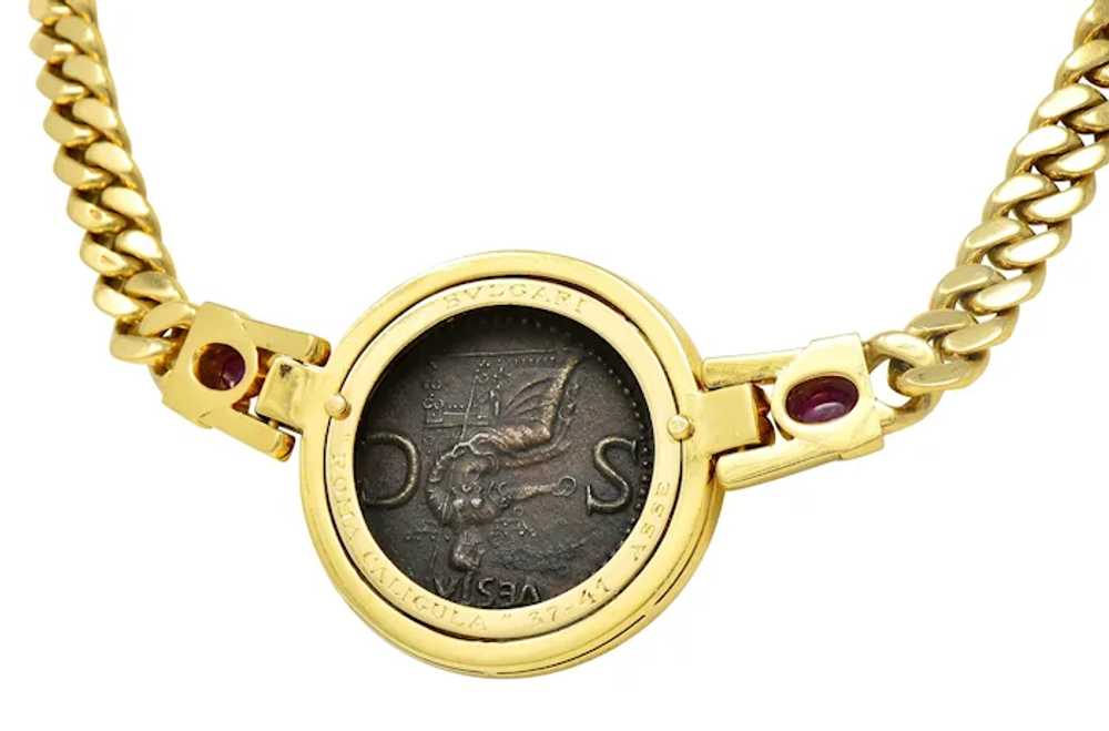 Bulgari Ruby Ancient Coin 18 Karat Gold Monete Ro… - image 12