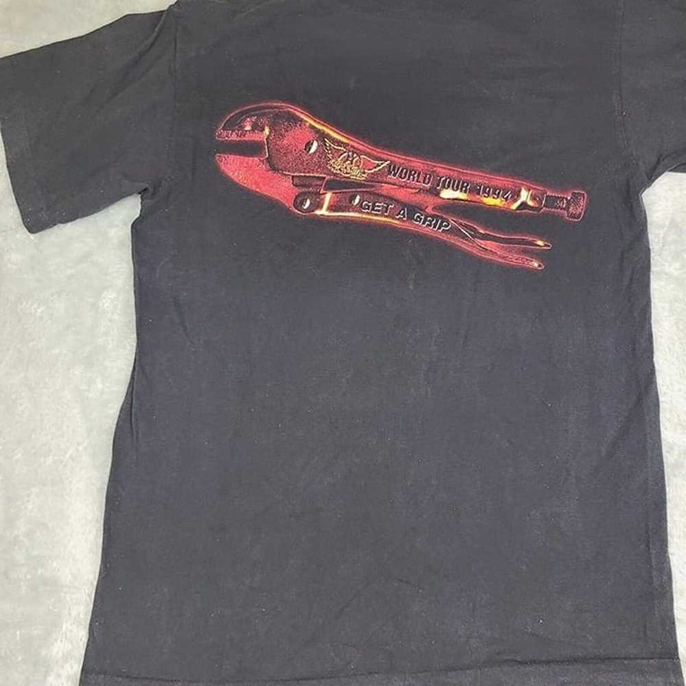 Vintage 1994 Aerosmith Get a Grip Band T Shirt Si… - image 2