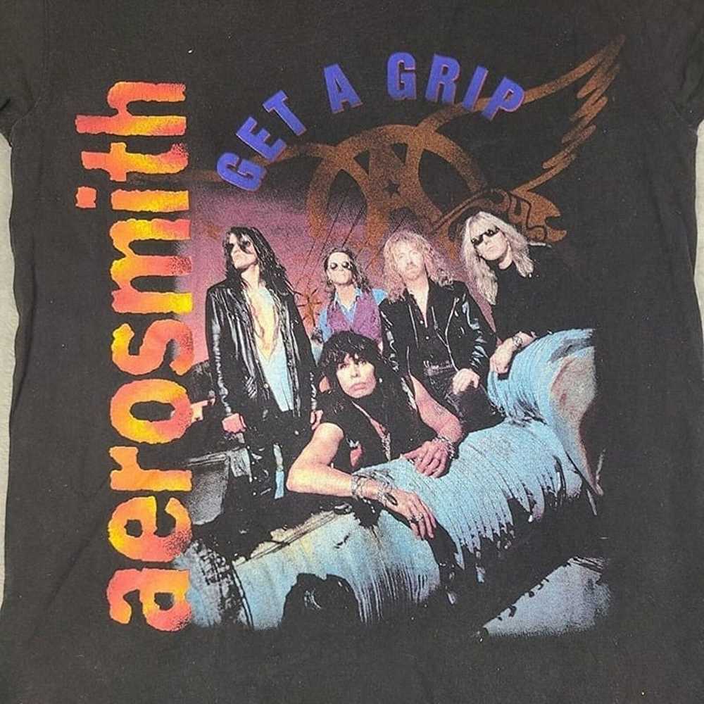 Vintage 1994 Aerosmith Get a Grip Band T Shirt Si… - image 5
