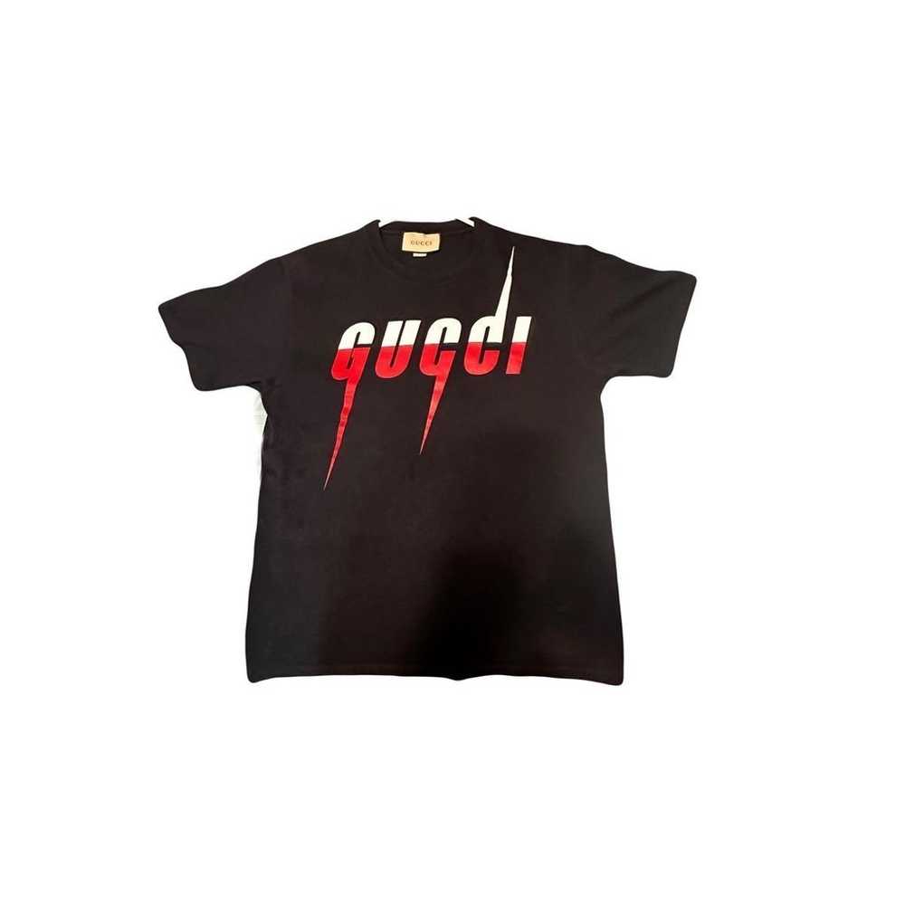 Gucci Mens Size Large T Shirt with Gucci Blade Pr… - image 1