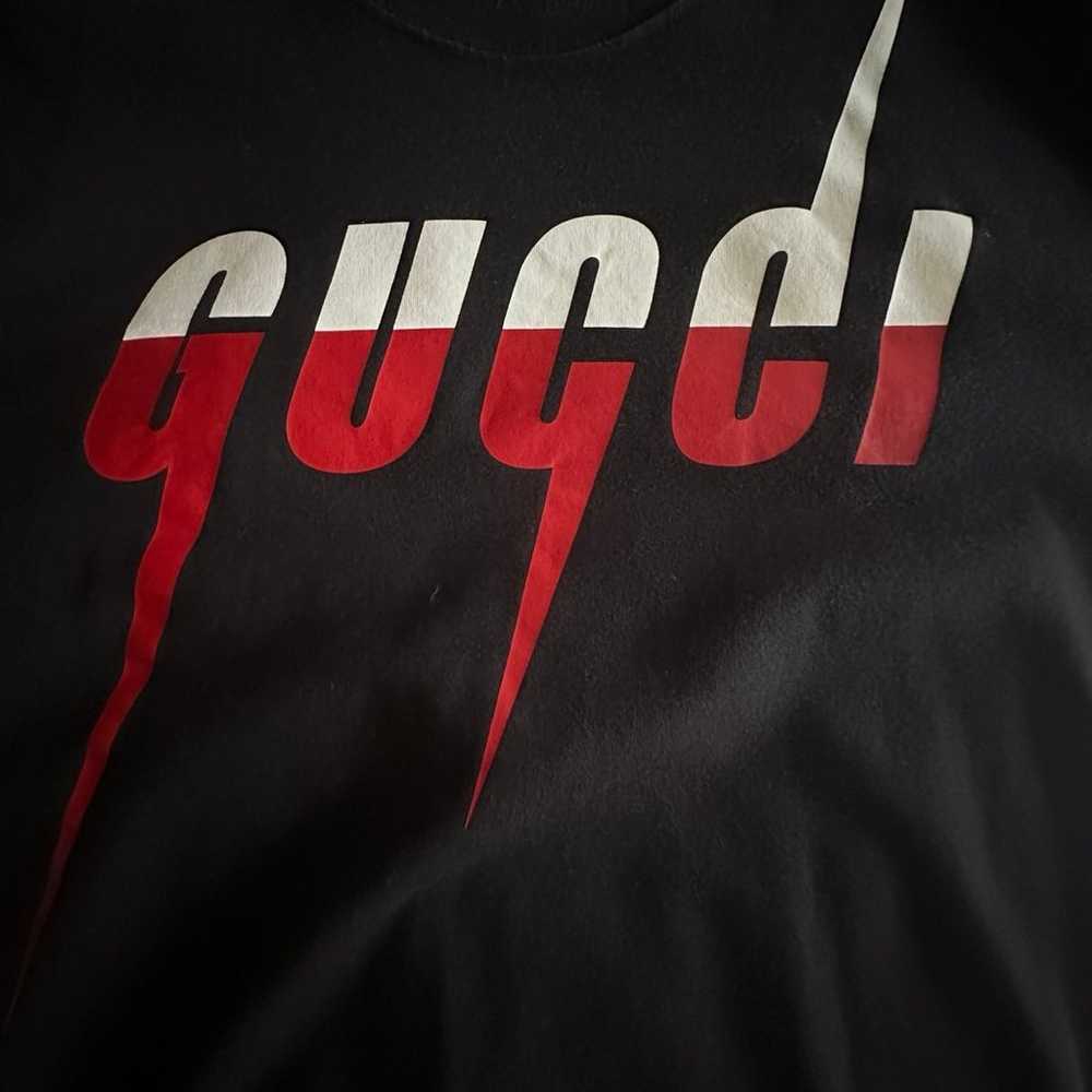 Gucci Mens Size Large T Shirt with Gucci Blade Pr… - image 4