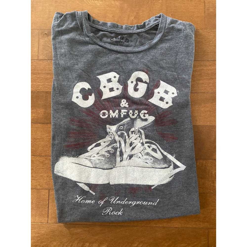 Vintage CBGB & OMFUG Short sleeve T-shirt size la… - image 3