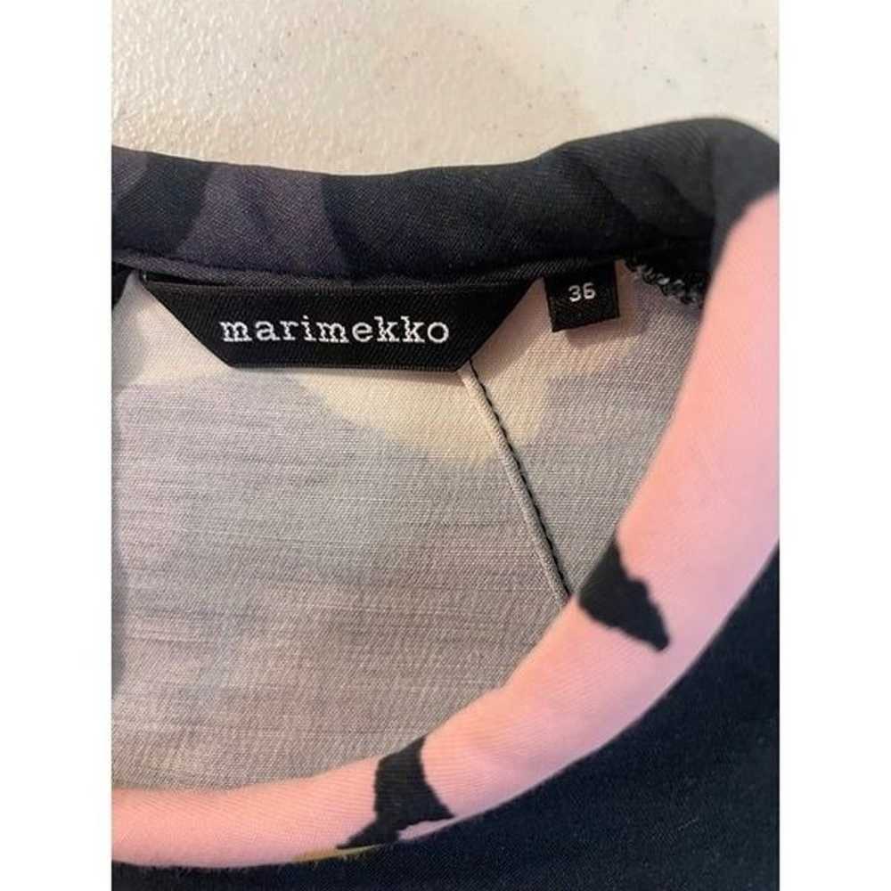 Marimekko Mathelde Printed Helokki Shirt Blouse s… - image 6