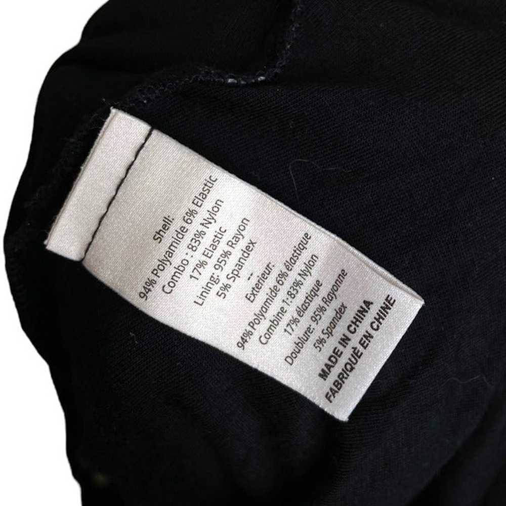 Cinq a Sept 5a7 large bodysuit ruffle black thong… - image 9