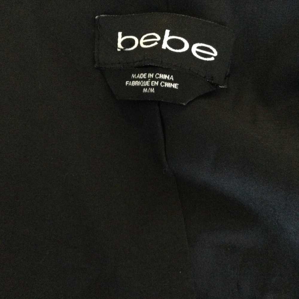 Bebe sued leather jacket - image 4