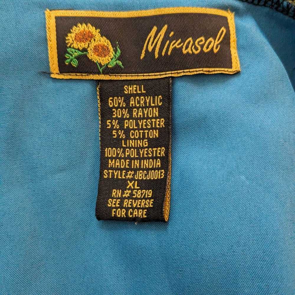 Mirasol Vintage Jacket Coat Patchwork Tweed Color… - image 10
