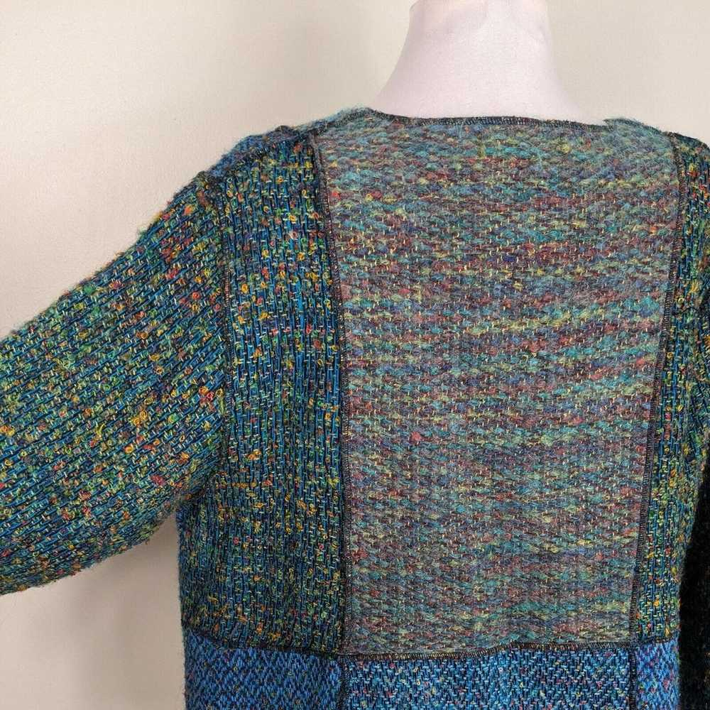 Mirasol Vintage Jacket Coat Patchwork Tweed Color… - image 8