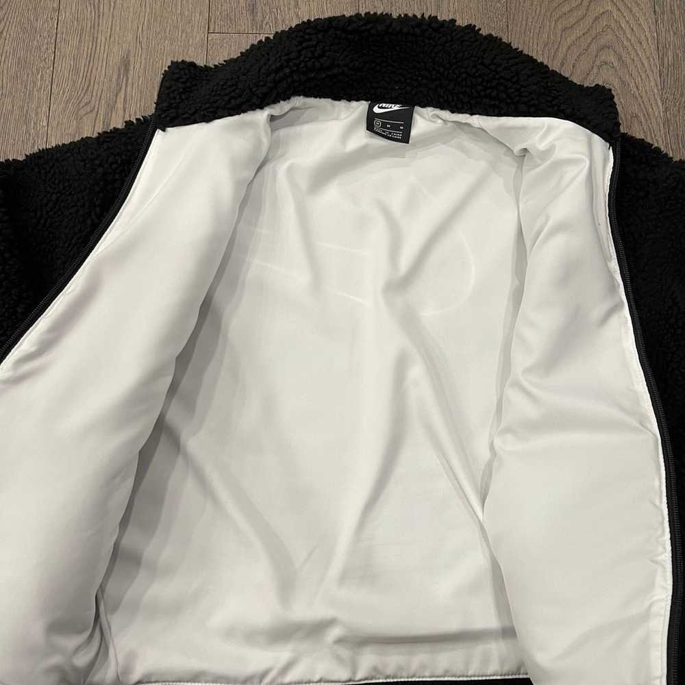 nike black plush fleece cropped Jacket - image 8