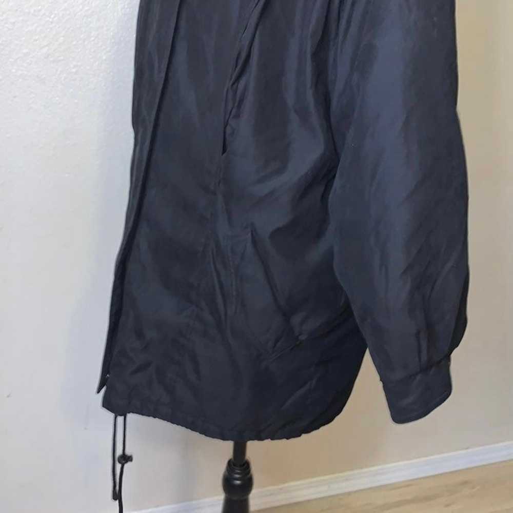 Braetan black poly nylon super warm winter jacket - image 4