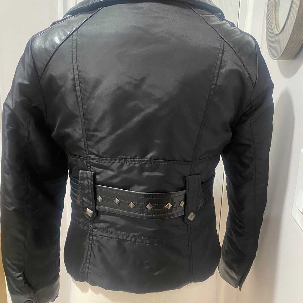 Pepe Jeans rare black military style jacket m - image 3