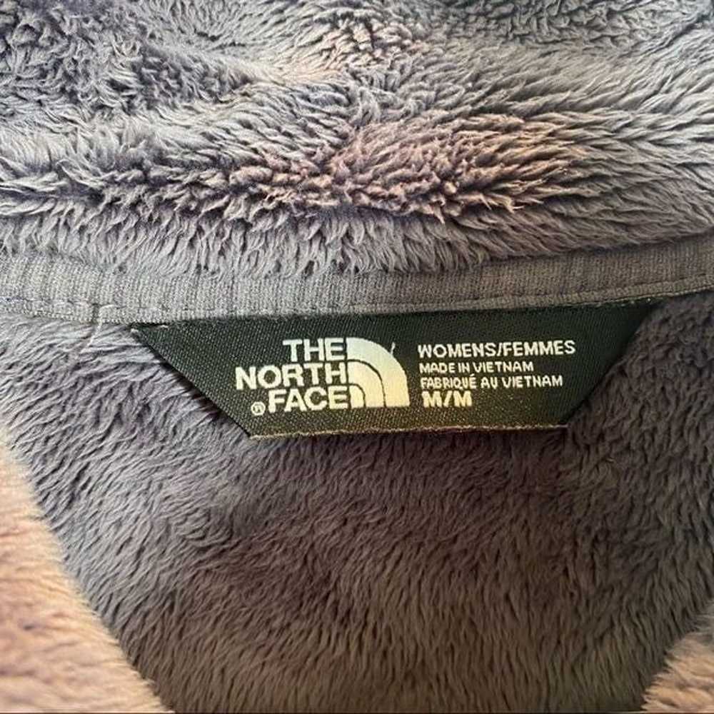 Ladies North Face Grey Fleece Lined Jacket Medium - image 11