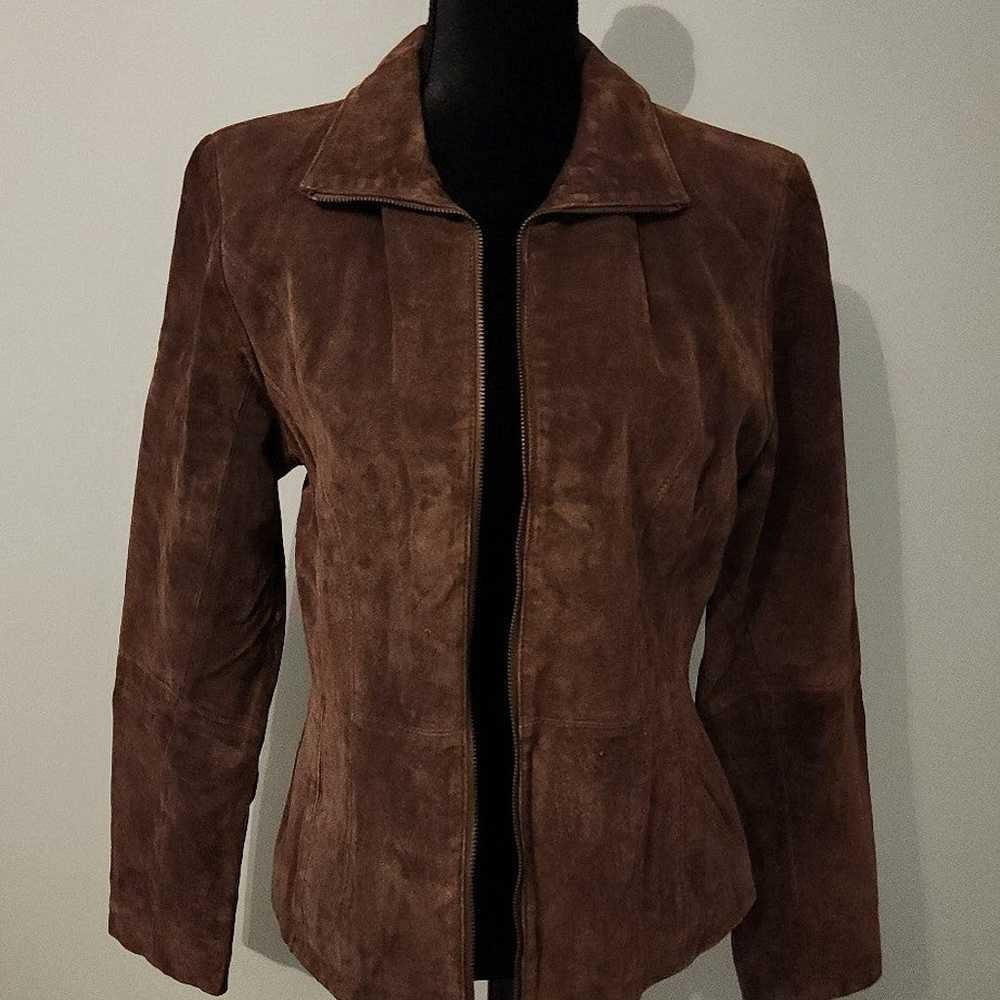 Brown Suede Jacket. Genuine from Wilson's Leather - image 3