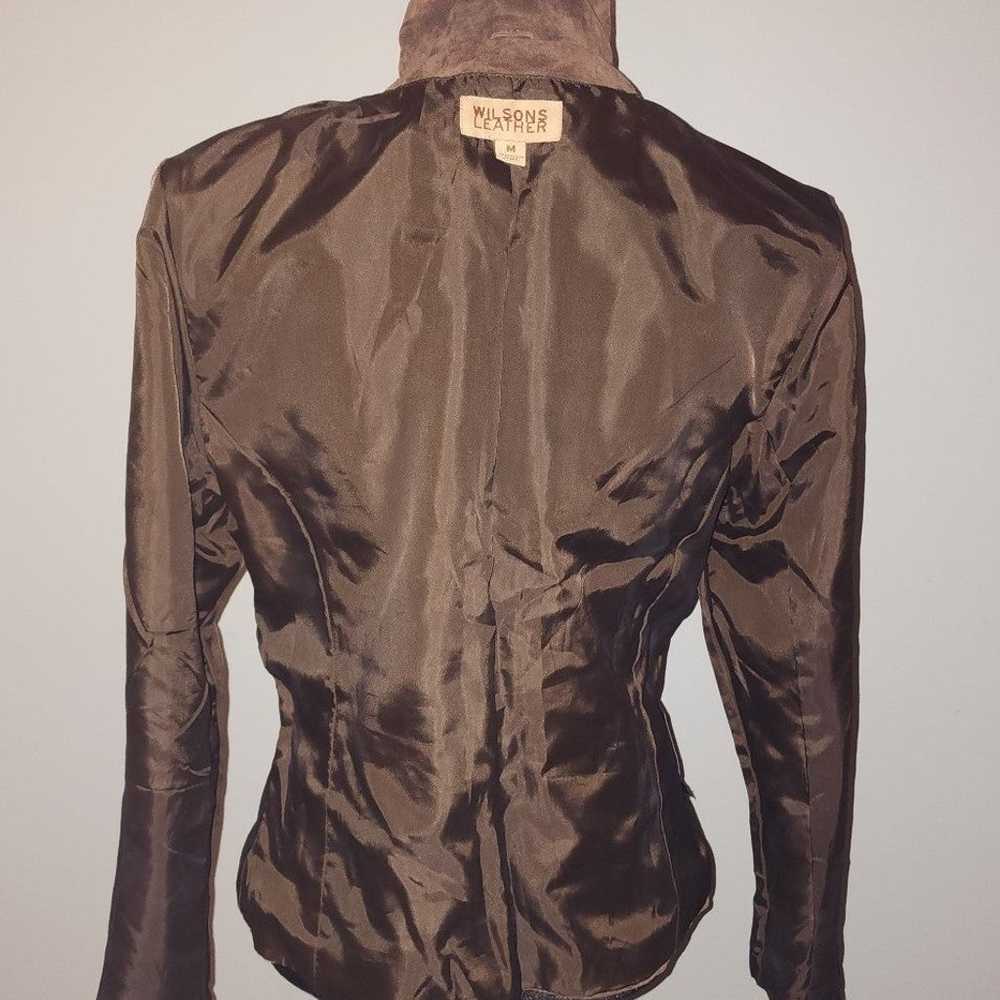 Brown Suede Jacket. Genuine from Wilson's Leather - image 5