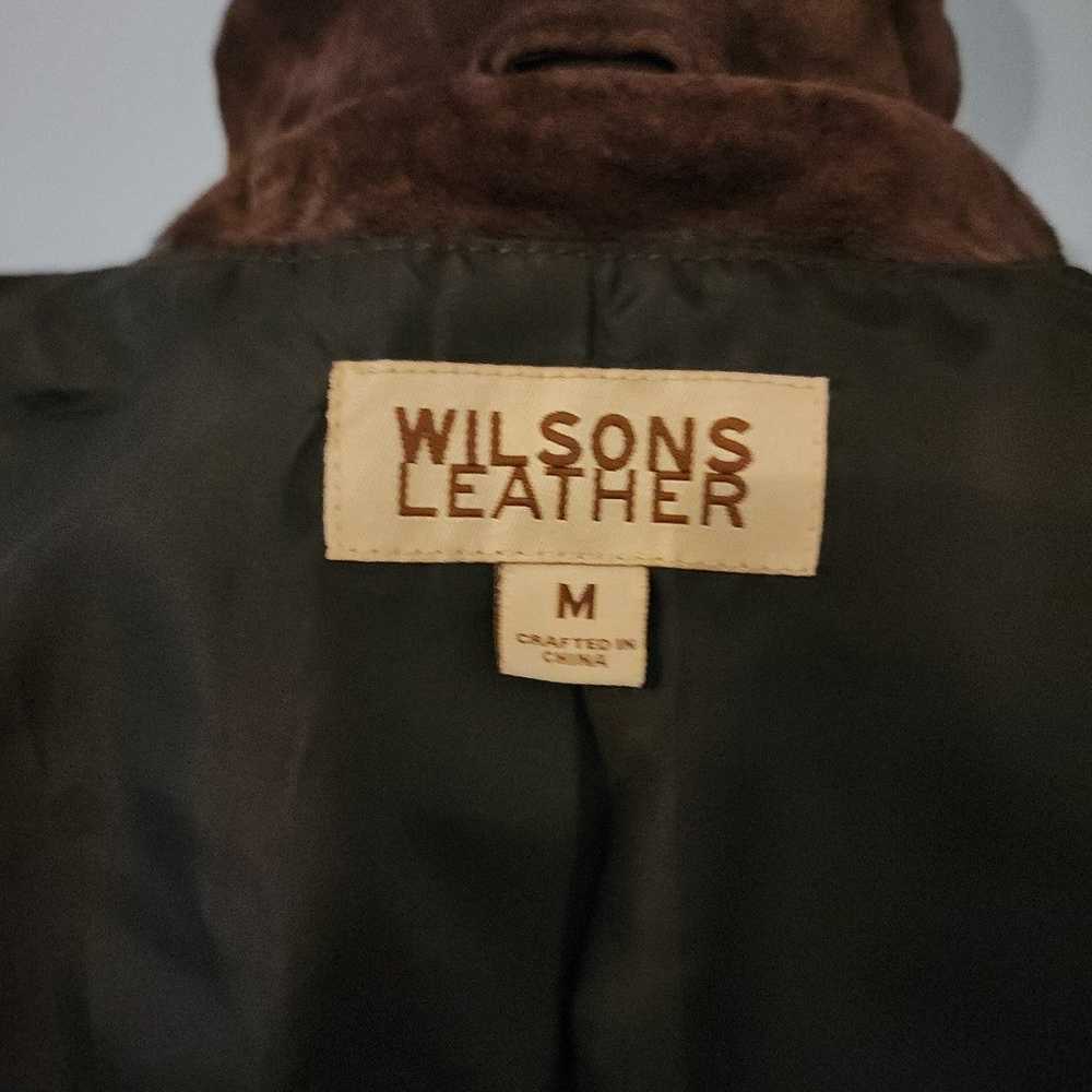 Brown Suede Jacket. Genuine from Wilson's Leather - image 6