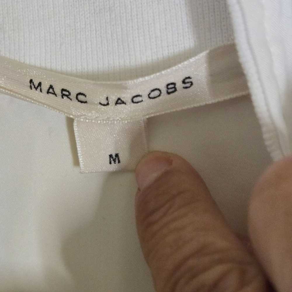 Marc Jacobs White Designer Windbreaker Size M - image 6