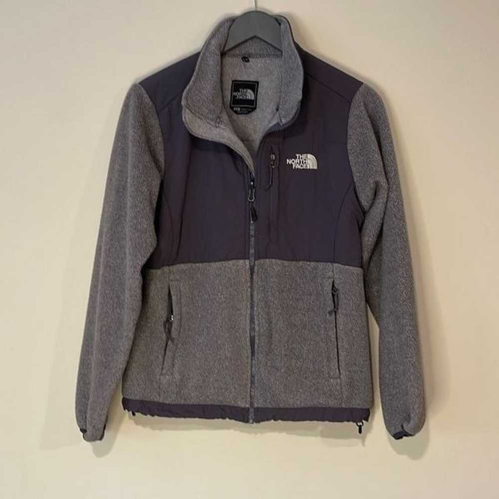 The North Face Polortec Womens Jacket Gray Purple… - image 1
