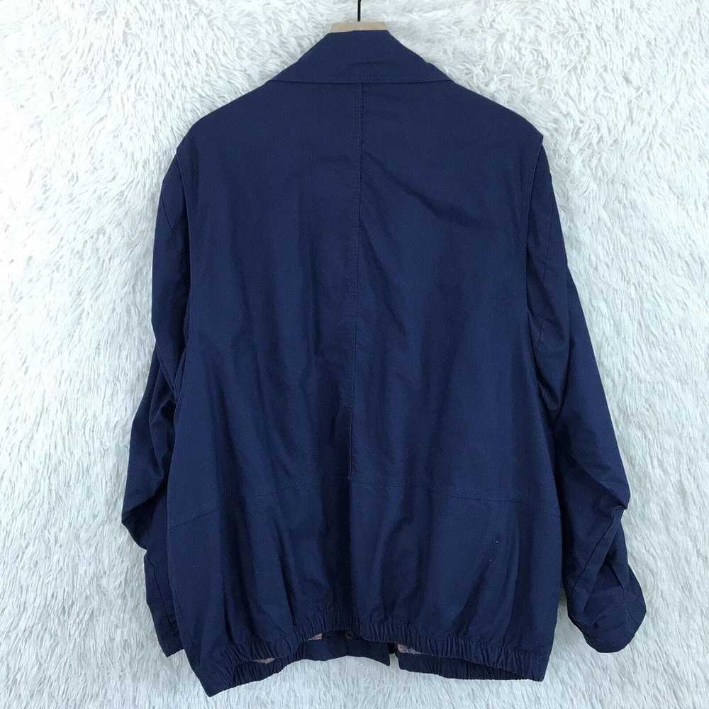 Express VTG 90s Parka Jacket Blue Utility Flannel… - image 7