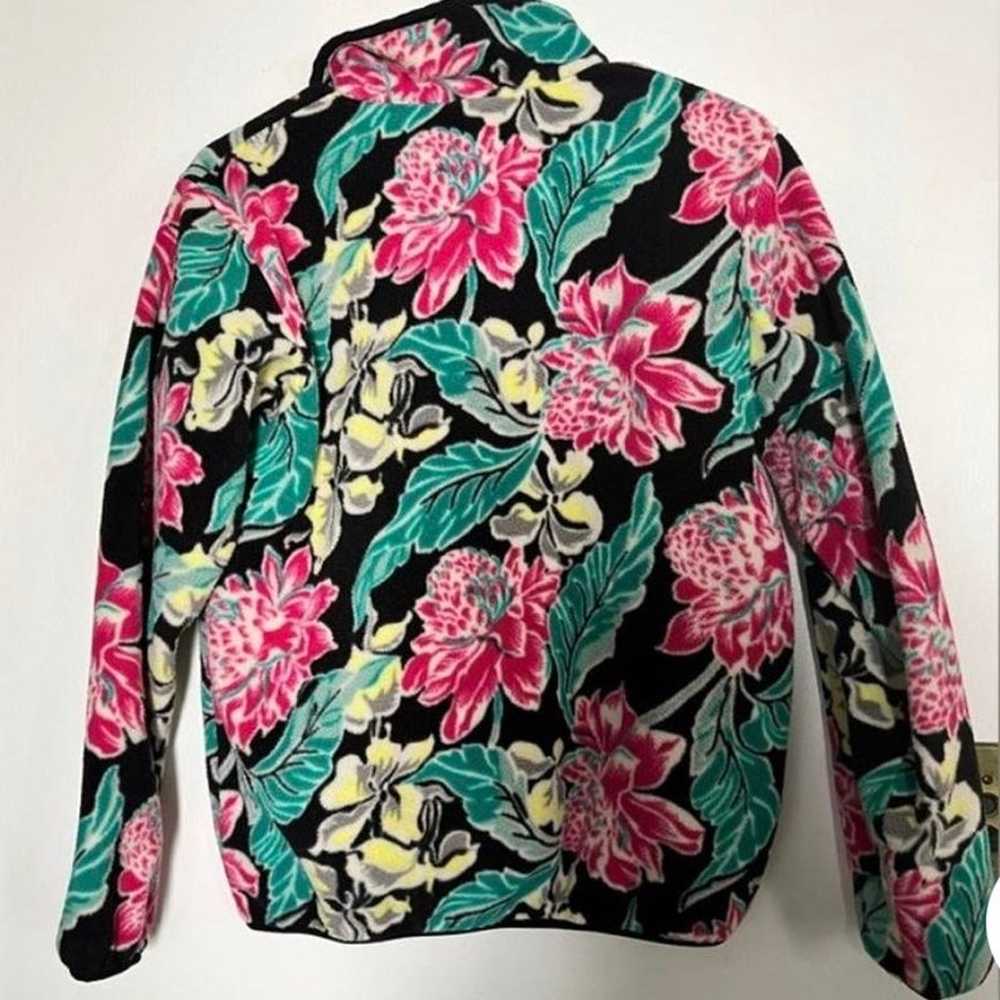 PATAGONIA floral Print Synchilla Snap T Fleece Pu… - image 3