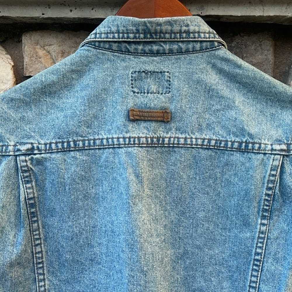 Calamity Jeans Denim Vest Western Vintage Made in… - image 9