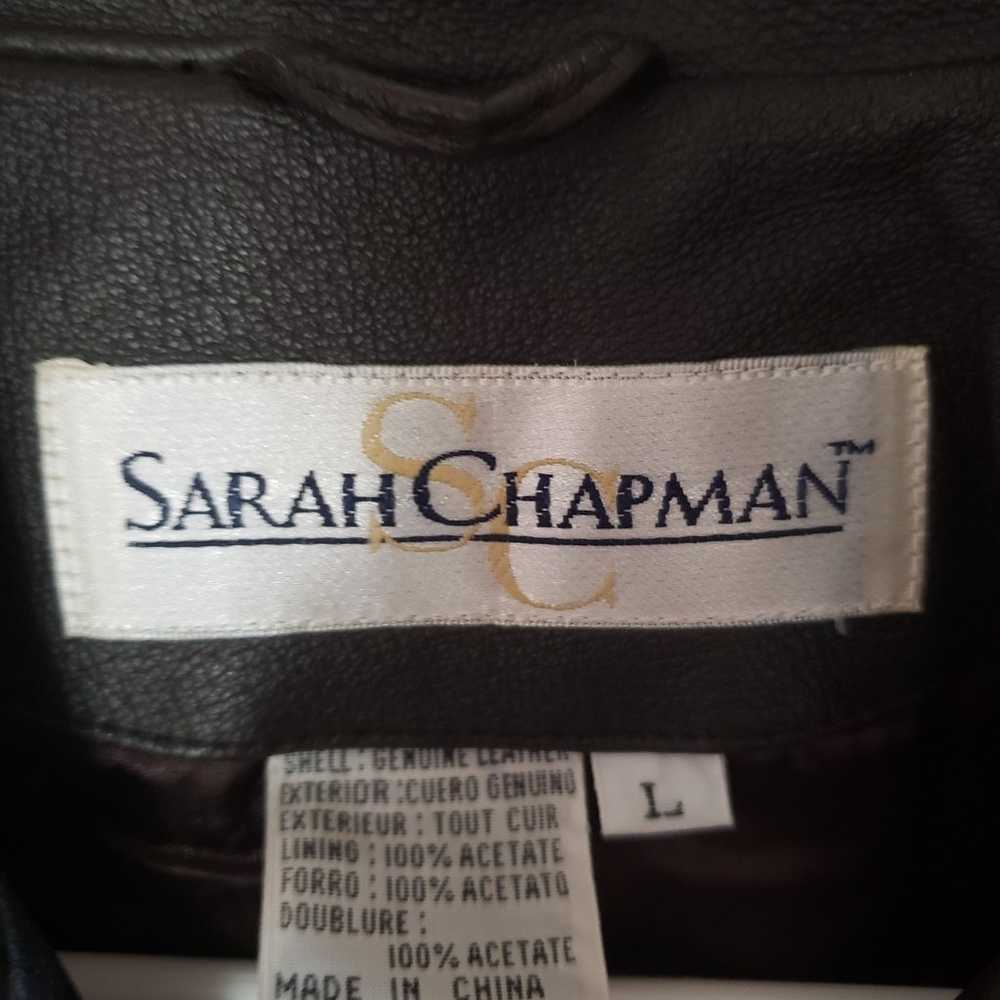 Sarah Chapman Genuine Leather Jacket - image 3