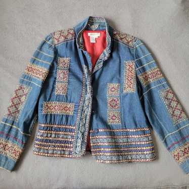 coldwater creek embroidered jacket