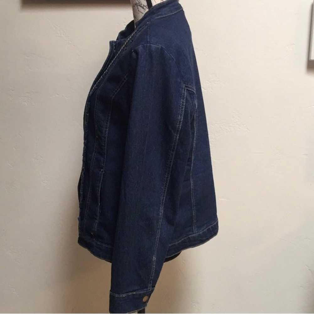 Beautiful Denim Jacket, Size L. Excellent Conditi… - image 3