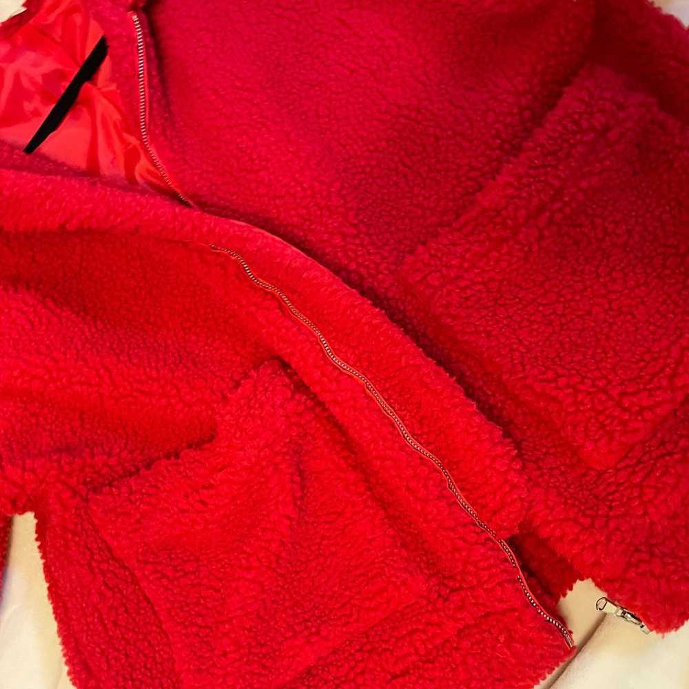 I Am Gia Red Fluffy jacket - image 3