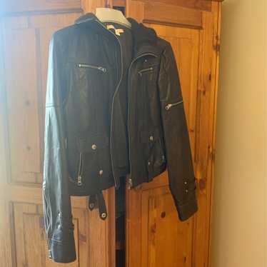 Like new brown leather jacket
