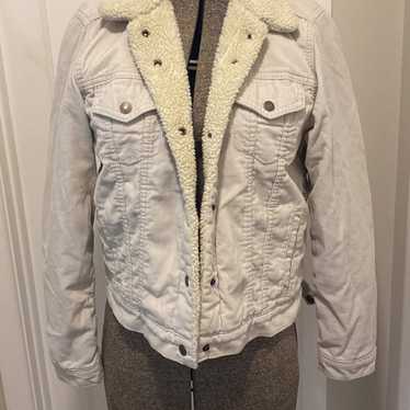 Ex Boyfriend Cordury Sherpa Trucker Jacket - image 1