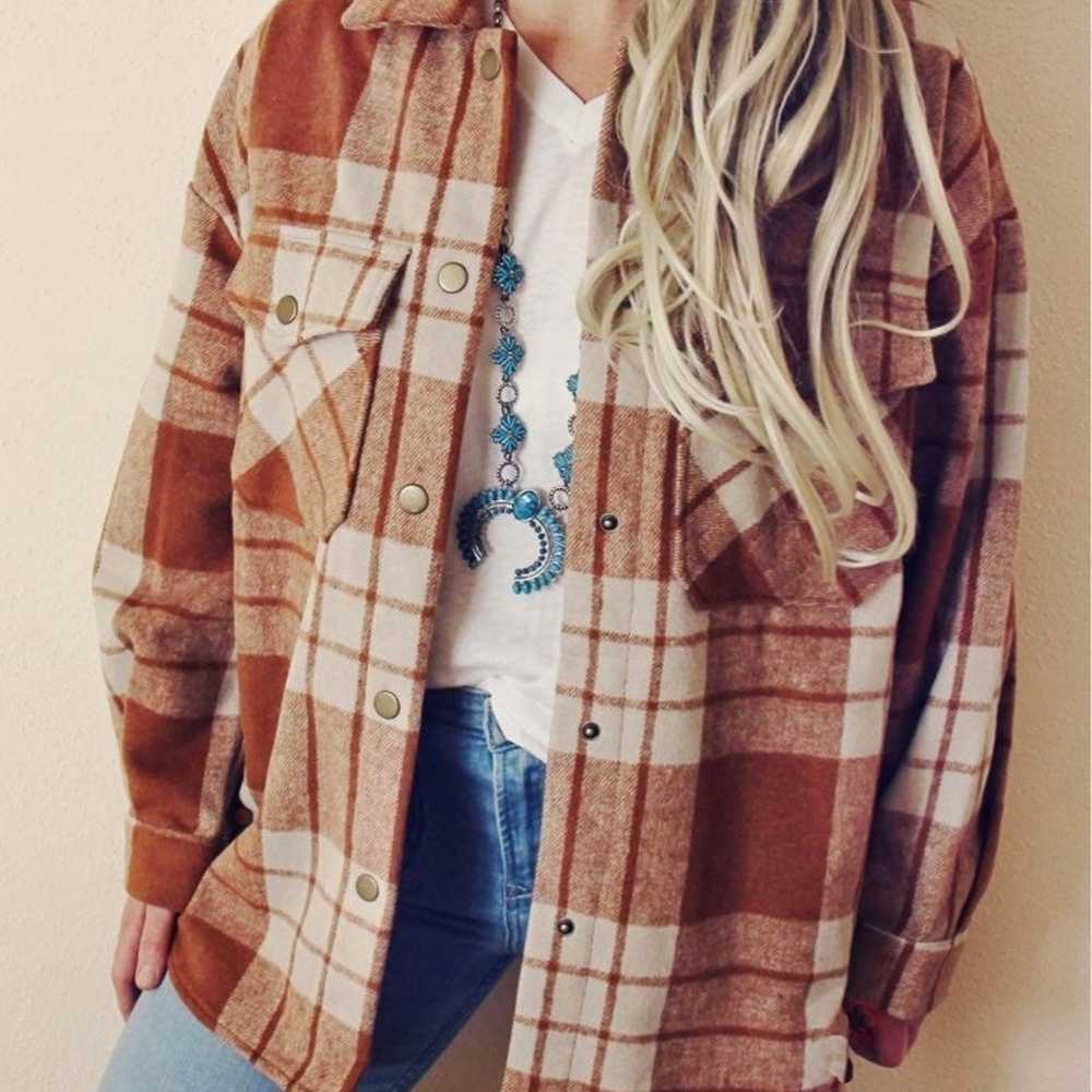 flannel jacket - image 1