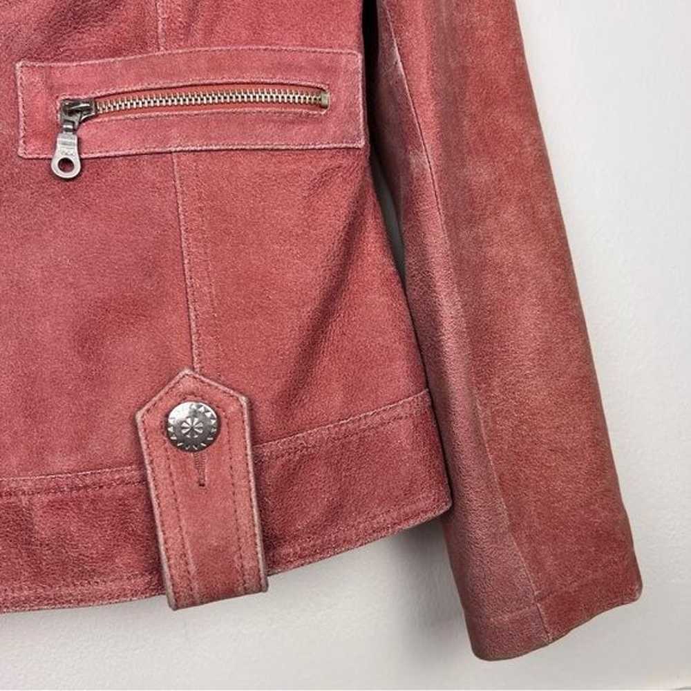 Vintage Y2K Ezza Nordstrom Leather Button Blazer … - image 6