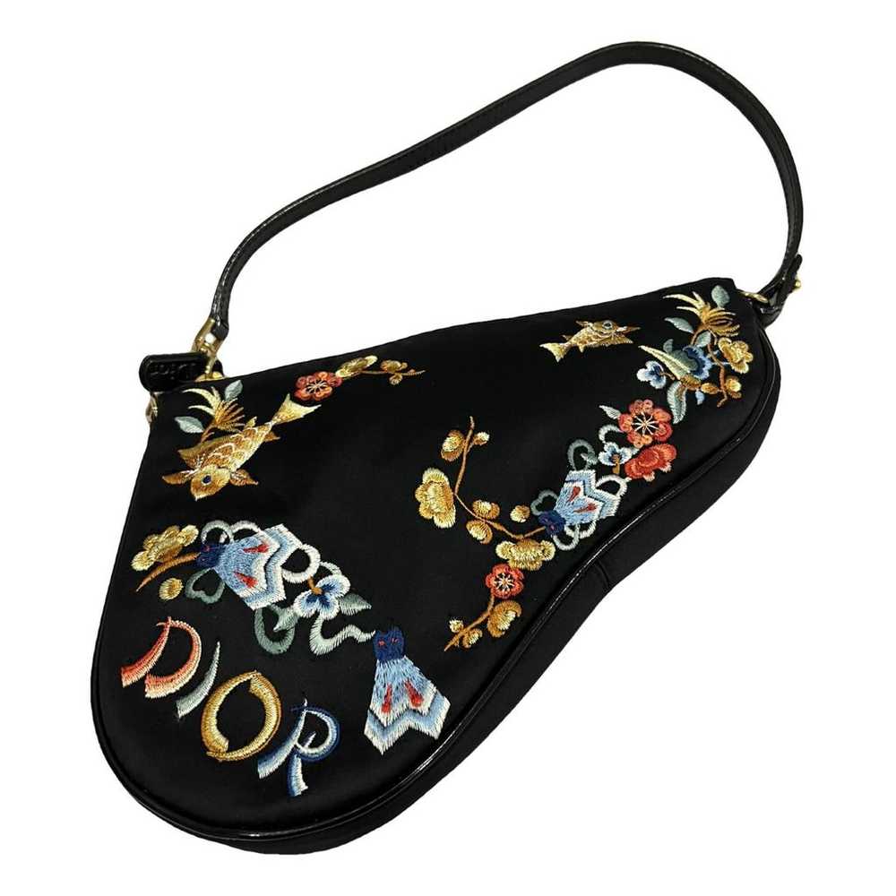 Dior Saddle vintage Classic silk handbag - image 1