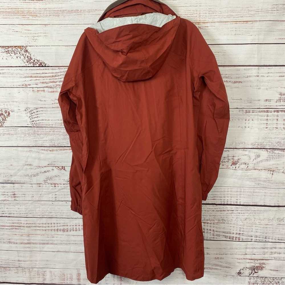 Marmot burnt Orange full zip hooded raincoat wate… - image 7