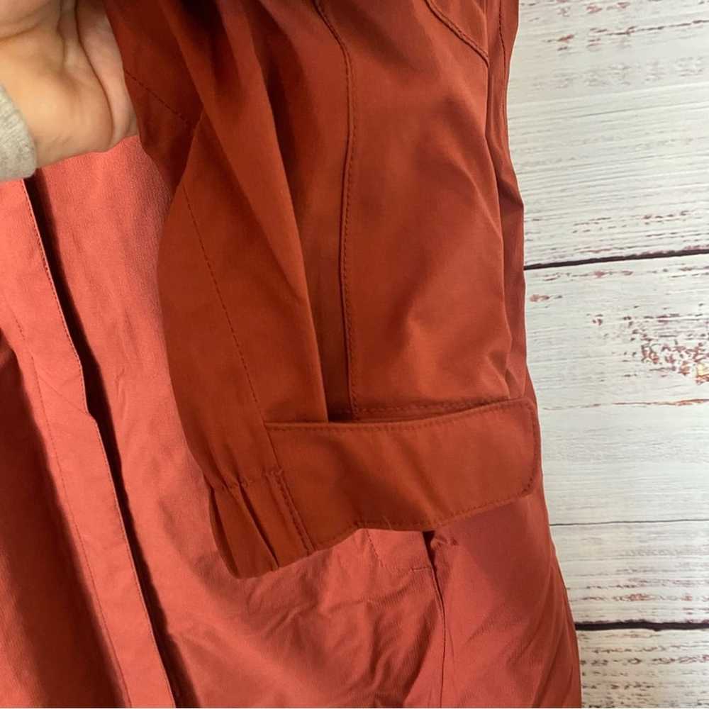 Marmot burnt Orange full zip hooded raincoat wate… - image 9