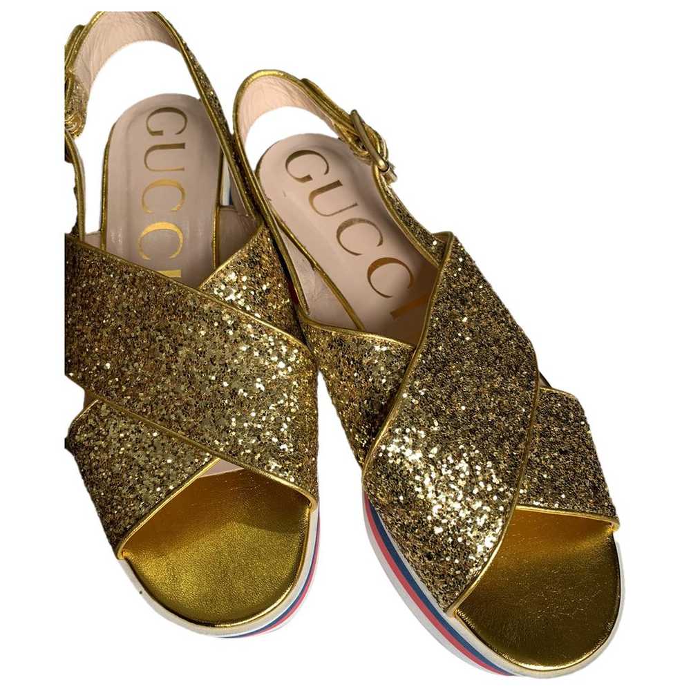 Gucci Glitter sandal - image 1